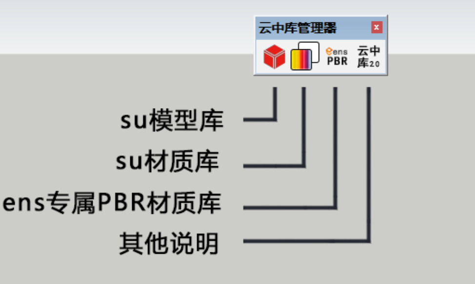 云中库sketchup云材质管理器(cloudmaterial)v2022.2.2首发